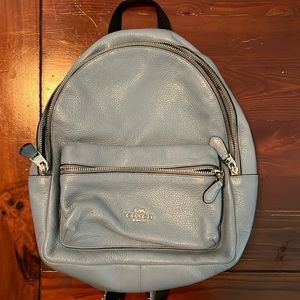 Coach Baby Blue mini backpack